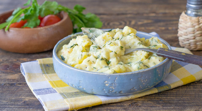 картошка со сметаной 