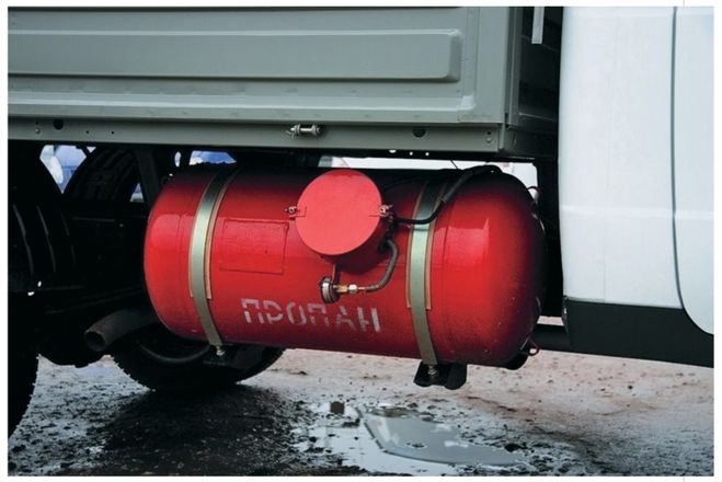 ГБО установлено на Газели